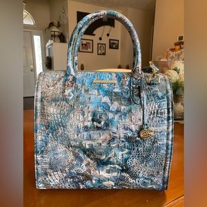 Brahmin Large Caroline Satchel EUC
